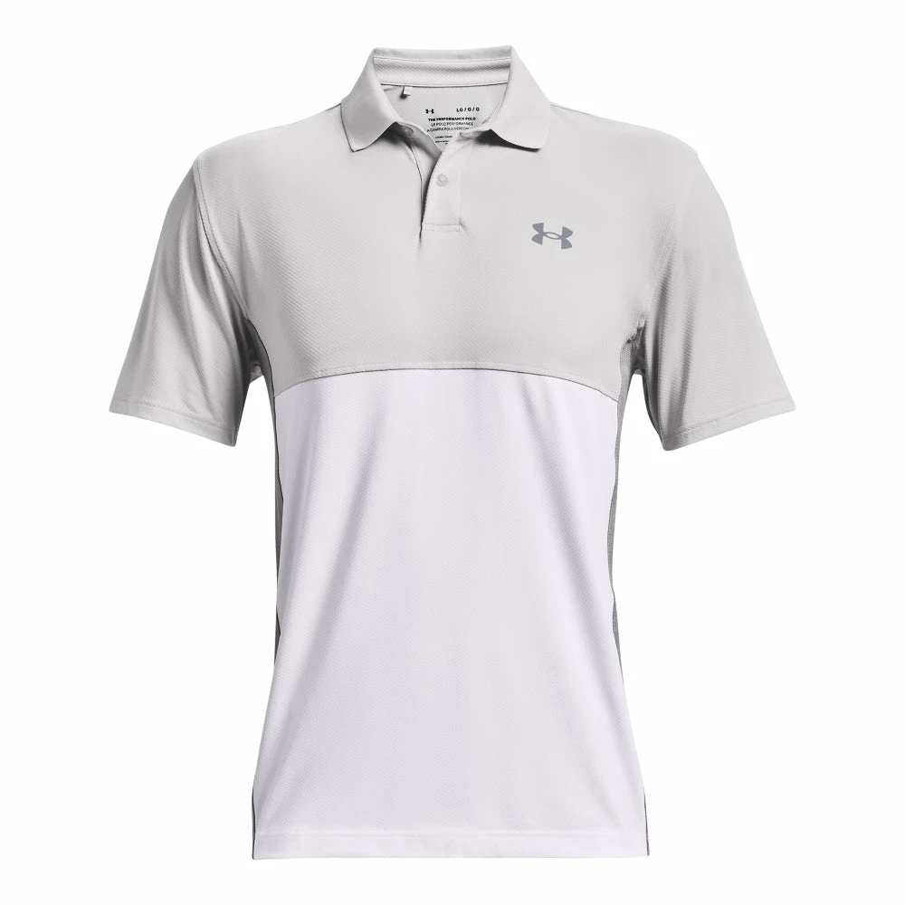 Under Armour Performance Blocked Golf Polo Shirt 1370109 1 Under Armour Performance Blocked Golf Polo Shirt 1370109
