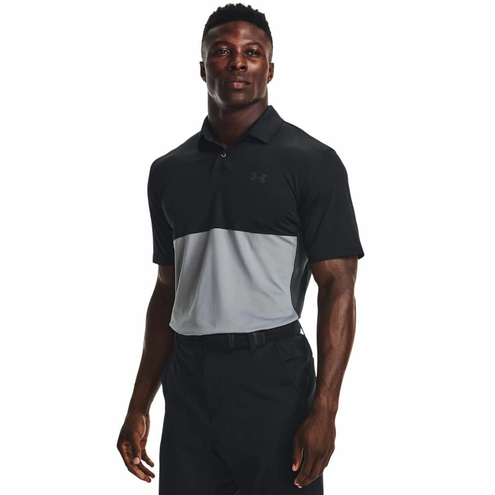 Under Armour Performance Blocked Golf Polo Shirt 1370109 4 Under Armour Performance Blocked Golf Polo Shirt 1370109 - Image 4