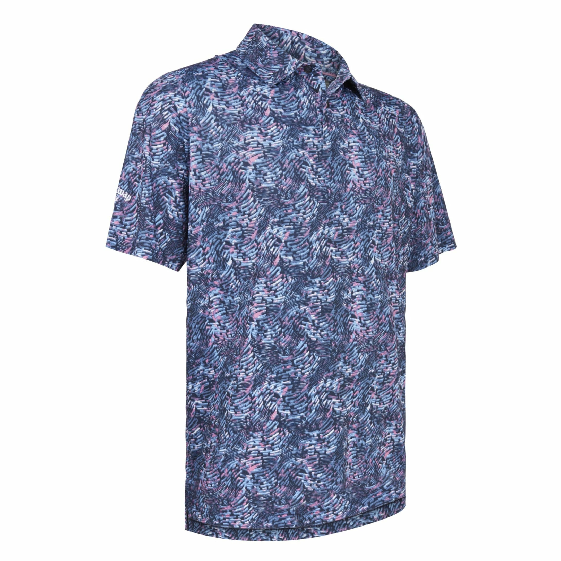 Callaway Geo Print Golf Shirt CGKSC0A2 1 Callaway Geo Print Golf Shirt CGKSC0A2