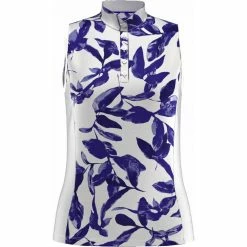 Callaway Ladies Floral Sleeveless Golf Polo CGKSB0Y1