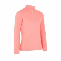 Callaway Ladies Thermal Fleeceback Golf Polo Shirt CGKFC077