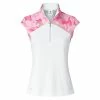 Daily Sports Ladies Camo Print Detail Golf Polo Shirt 343/103