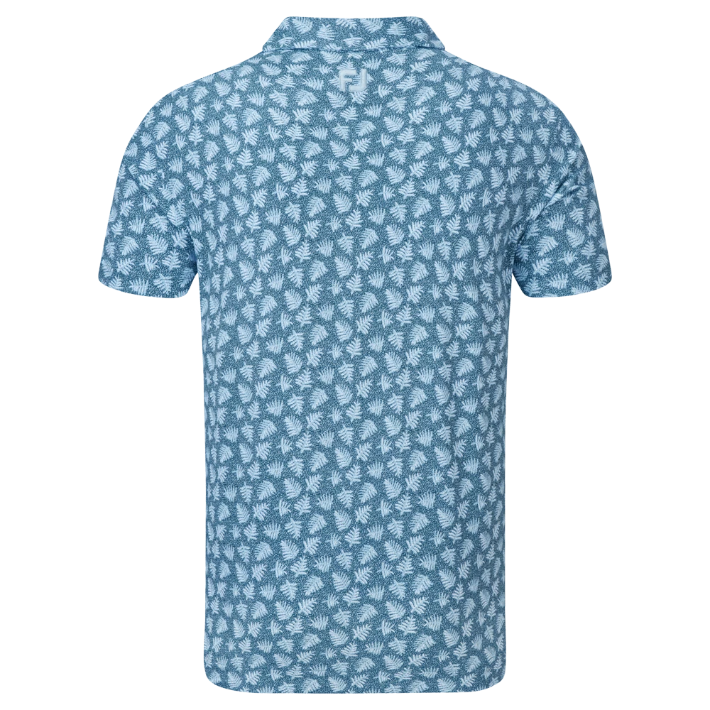 FootJoy Shadow Palm Print Pique Golf Shirt 88375 2 FootJoy Shadow Palm Print Pique Golf Shirt 88375 - Image 2