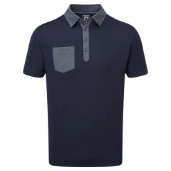 FootJoy Tonal Trim With Pocket Golf Shirt 88377