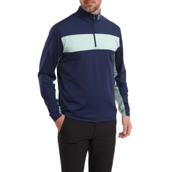 FootJoy Engineered Chest Stripe Chill-Out Golf Pullover 88426 7 FootJoy Engineered Chest Stripe Chill-Out Golf Pullover 88426 -Mid Layers Store Sale FJ 88426 02