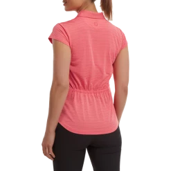 FootJoy Ladies Tonal Stripe Golf Polo Shirt 88458 -Mid Layers Store Sale FJ 88458 03