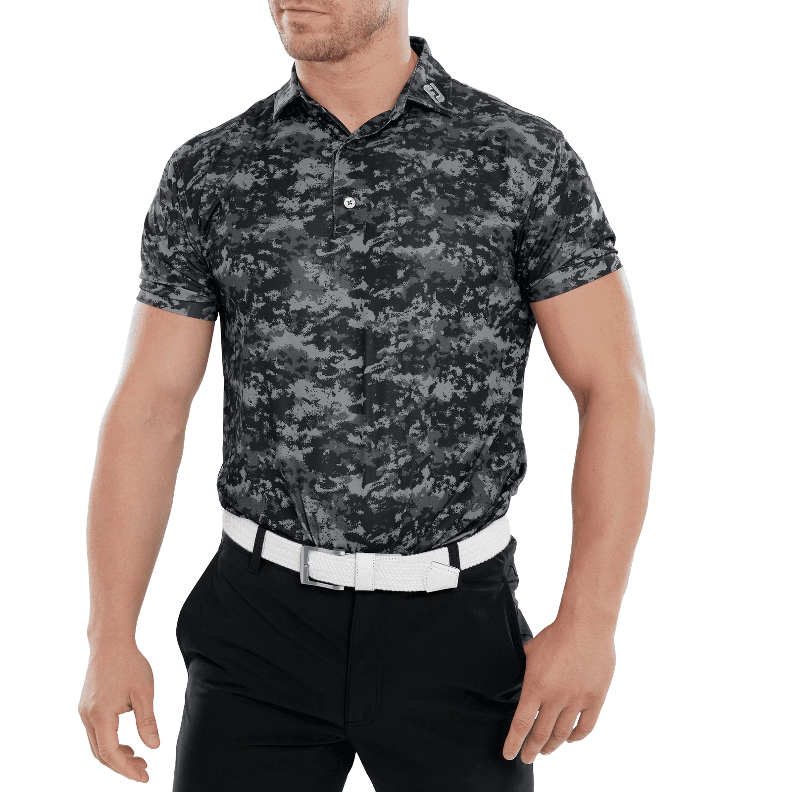 FootJoy Cloud Camo Golf Polo Shirt 80003 2 FootJoy Cloud Camo Golf Polo Shirt 80003 - Image 2