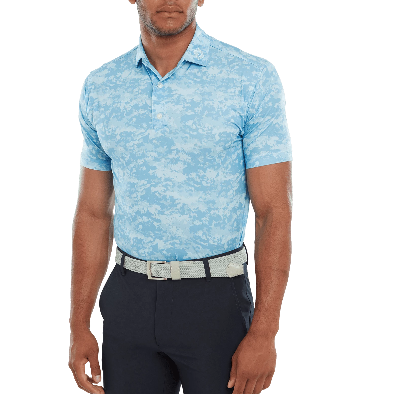 FootJoy Cloud Camo Golf Polo Shirt 80004 3 FootJoy Cloud Camo Golf Polo Shirt 80004 - Image 3