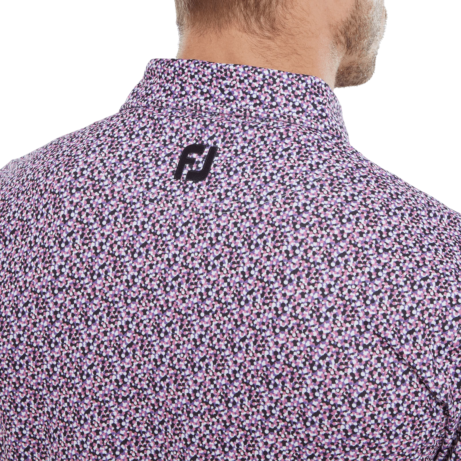 FootJoy Confetti Print Golf Polo Shirt 80087 5 FootJoy Confetti Print Golf Polo Shirt 80087 - Image 5