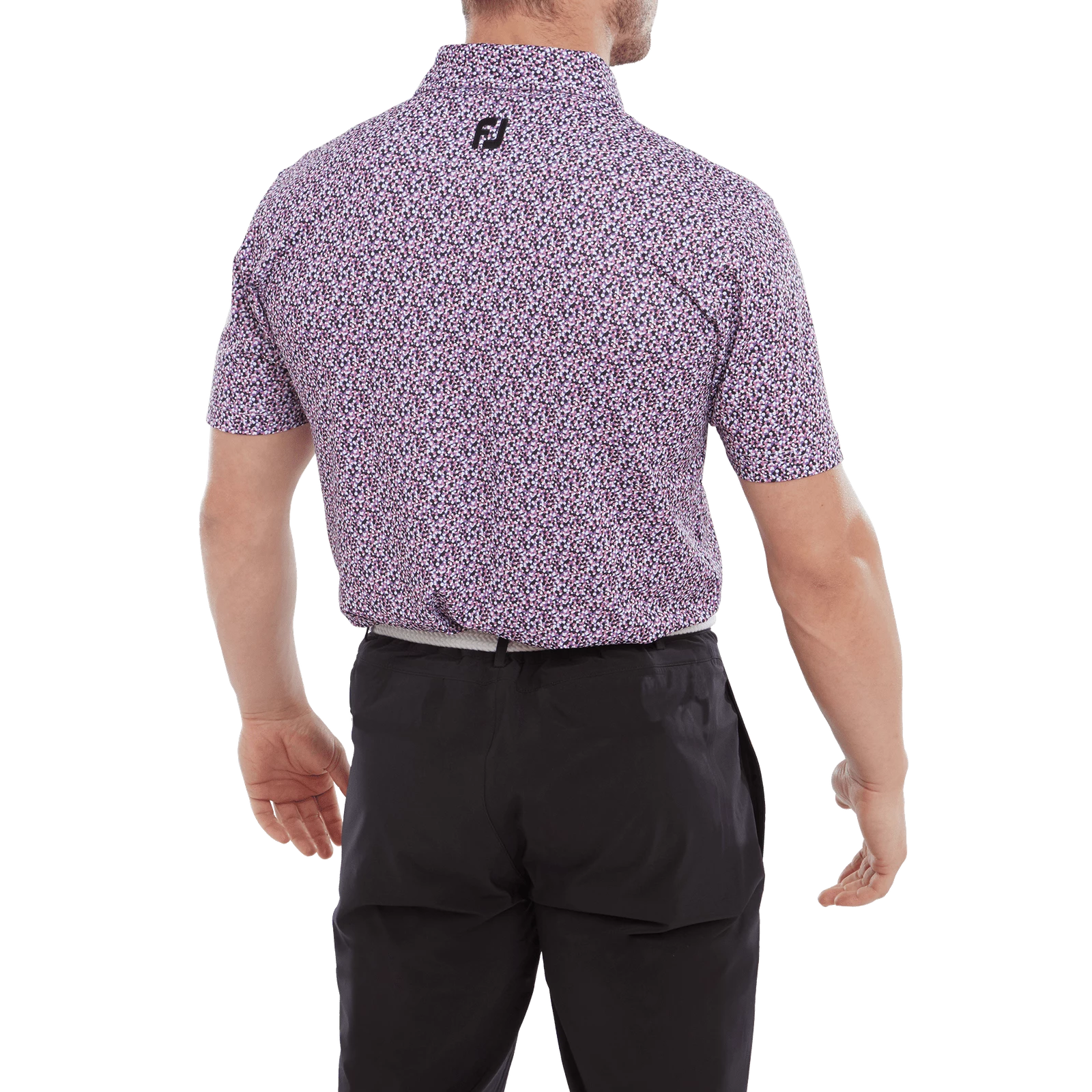 FootJoy Confetti Print Golf Polo Shirt 80087 3 FootJoy Confetti Print Golf Polo Shirt 80087 - Image 3
