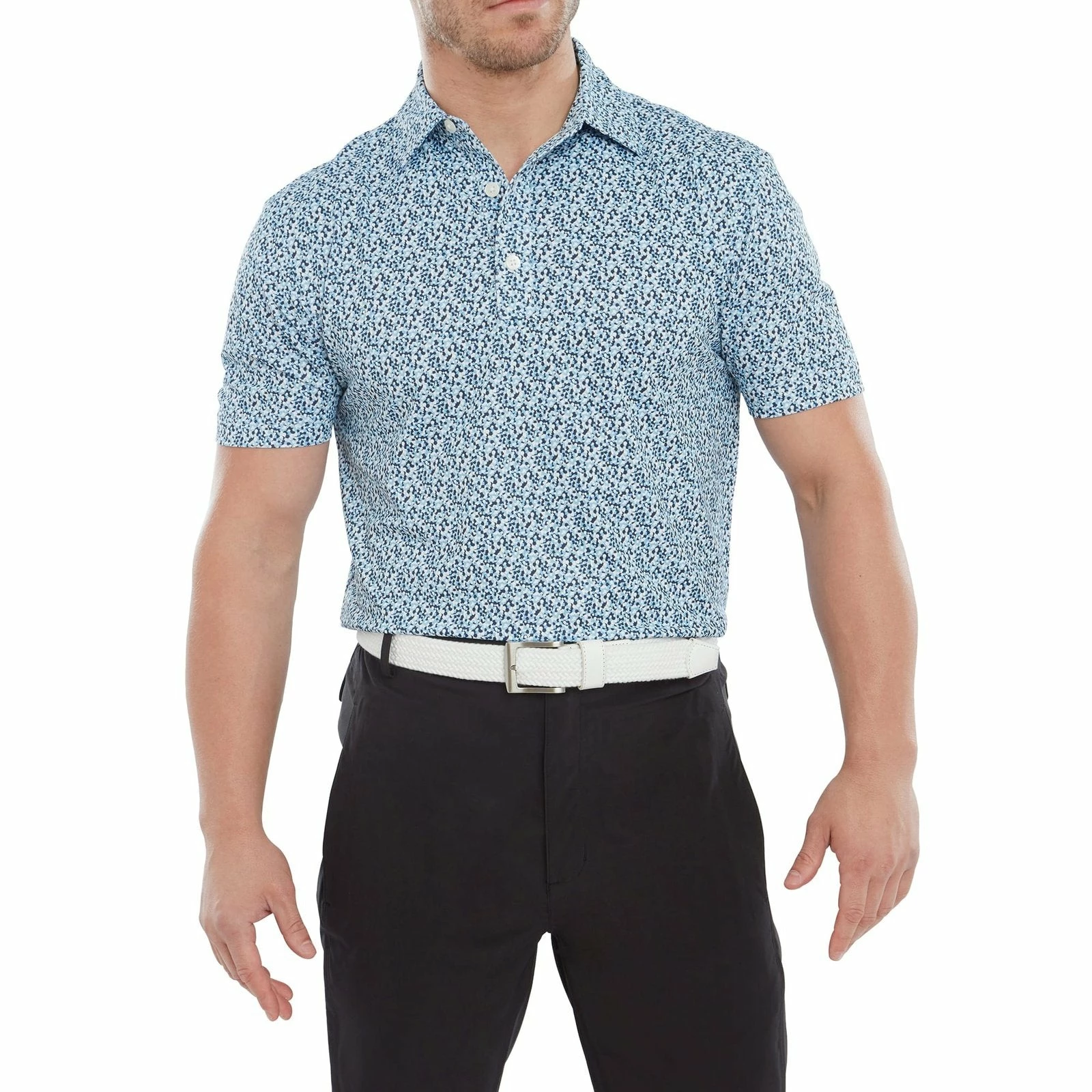 FootJoy Confetti Print Golf Polo Shirt 80088 4 FootJoy Confetti Print Golf Polo Shirt 80088 - Image 4