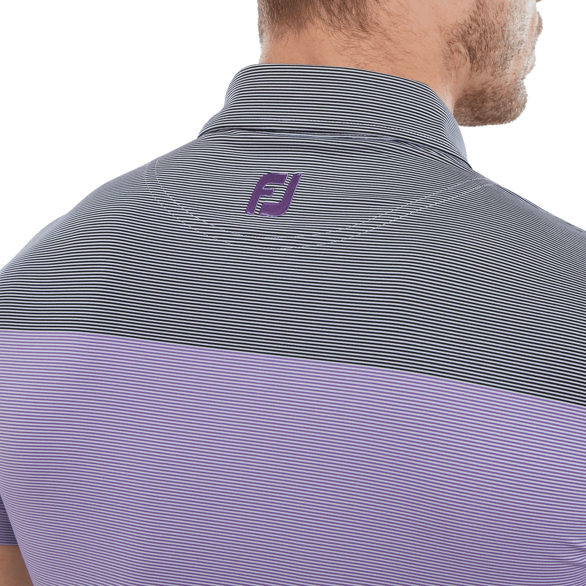 FootJoy End-On-End Block Golf Polo Shirt 80027 5 FootJoy End-On-End Block Golf Polo Shirt 80027 - Image 5