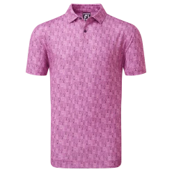 FootJoy Glass Print Golf Polo Shirt 80037