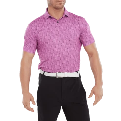 FootJoy Glass Print Golf Polo Shirt 80037 -Mid Layers Store Sale FootJoy Glass Print Golf Polo Shirt 80037 8