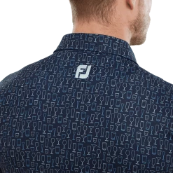 FootJoy Glass Print Golf Polo Shirt 80038 -Mid Layers Store Sale FootJoy Glass Print Golf Polo Shirt 80038 7