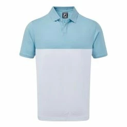 FootJoy Lisle Engineered Colour Block Polo Shirt 92936