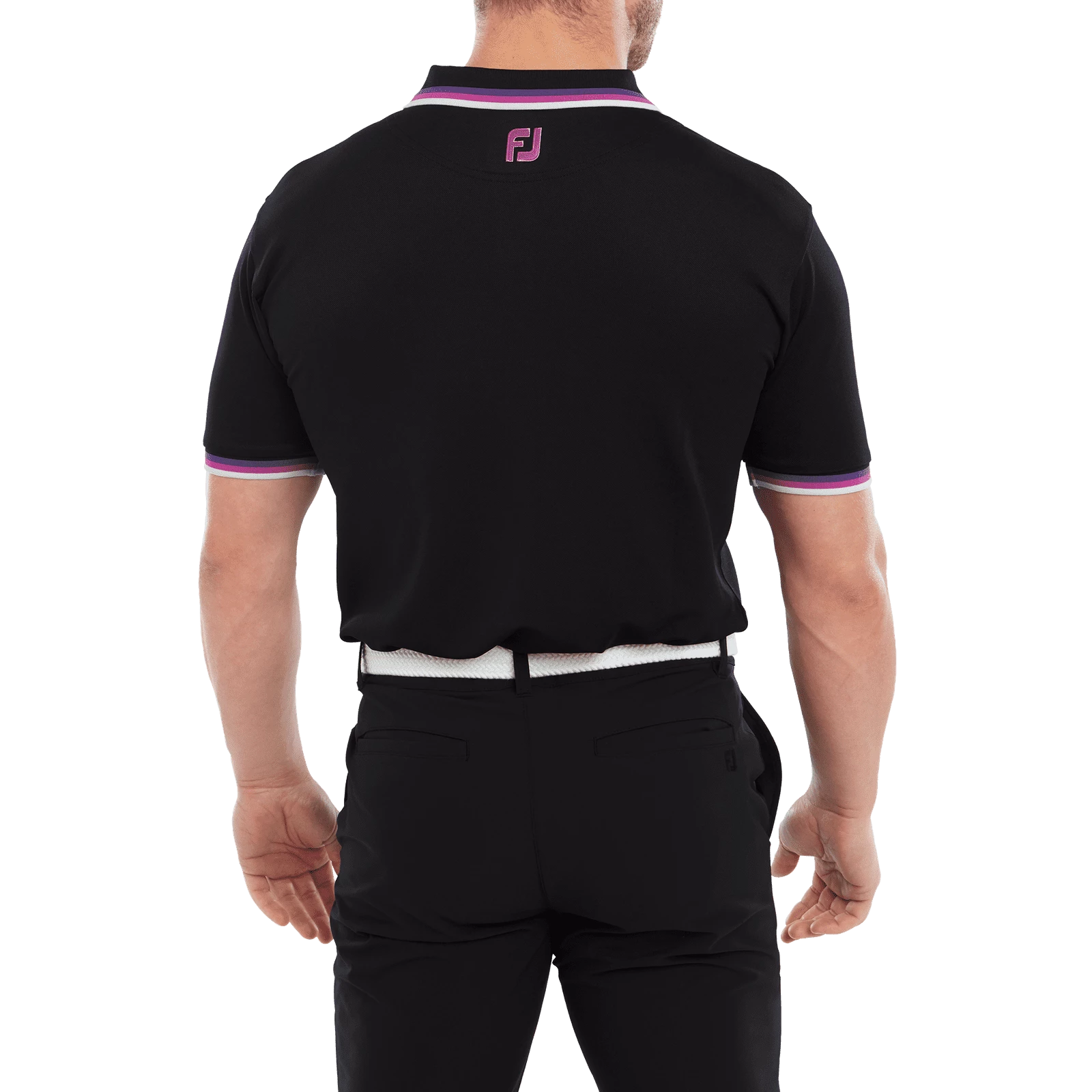 FootJoy Solid Trim Golf Polo Shirt 80056 5 FootJoy Solid Trim Golf Polo Shirt 80056 - Image 5
