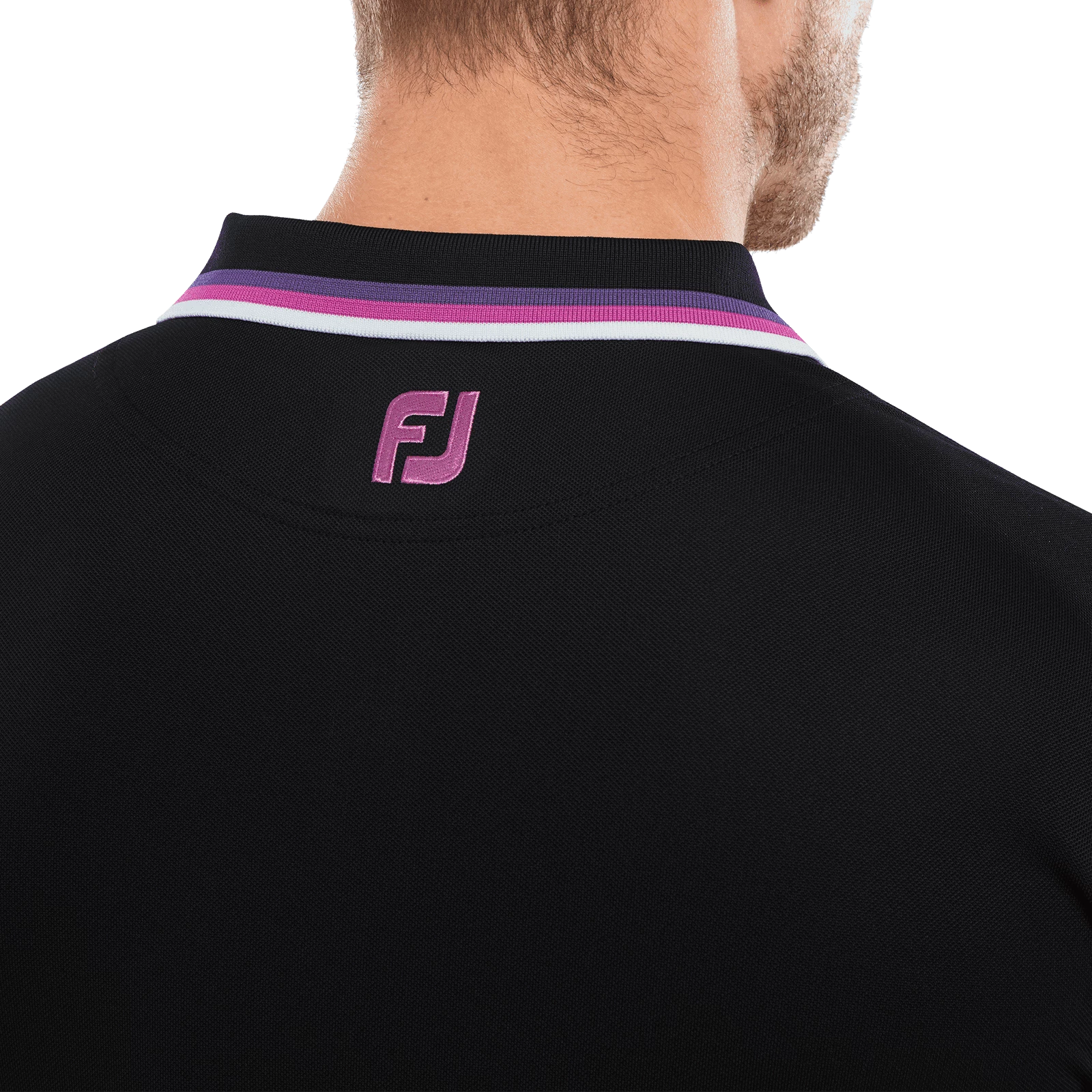 FootJoy Solid Trim Golf Polo Shirt 80056 3 FootJoy Solid Trim Golf Polo Shirt 80056 - Image 3