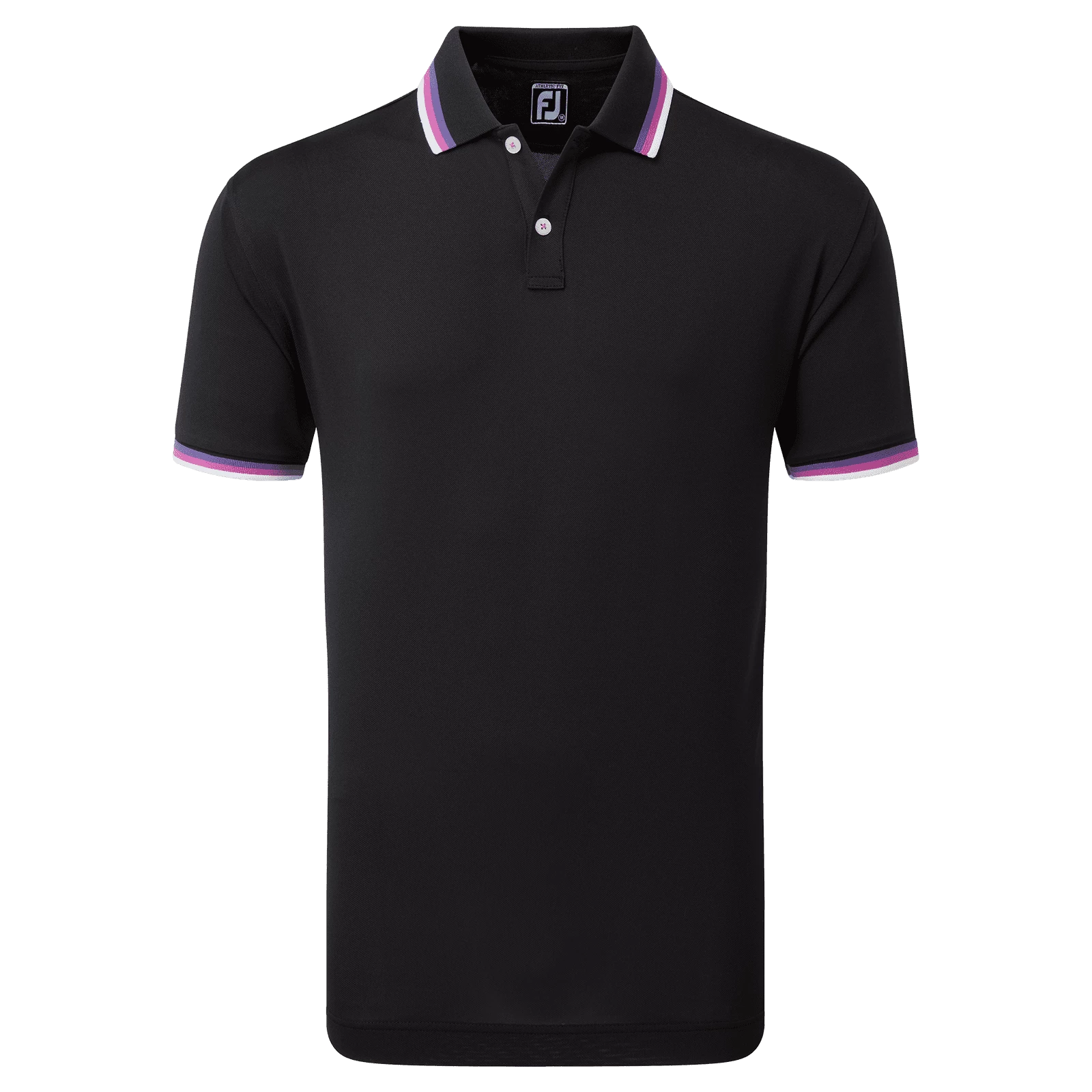 FootJoy Solid Trim Golf Polo Shirt 80056 1 FootJoy Solid Trim Golf Polo Shirt 80056