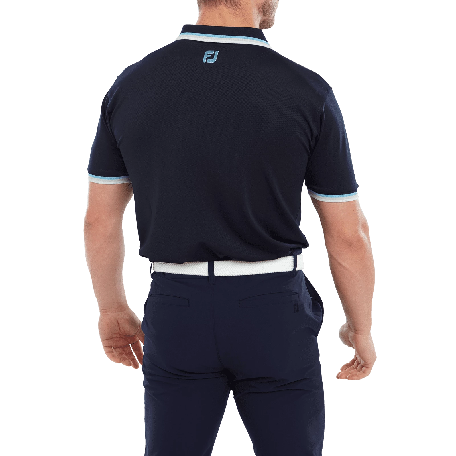 FootJoy Solid Trim Golf Polo Shirt 80057 4 FootJoy Solid Trim Golf Polo Shirt 80057 - Image 4