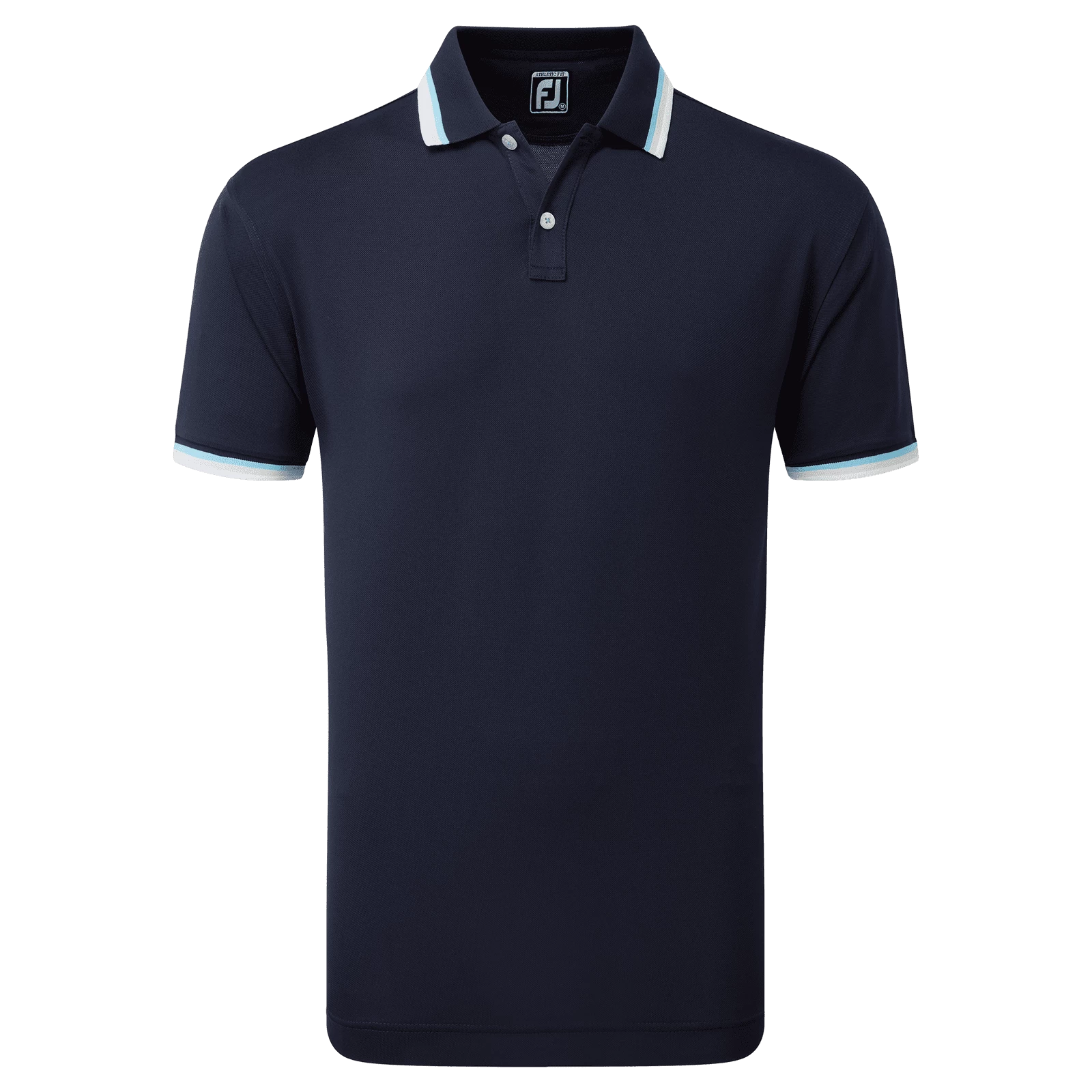 FootJoy Solid Trim Golf Polo Shirt 80057 1 FootJoy Solid Trim Golf Polo Shirt 80057