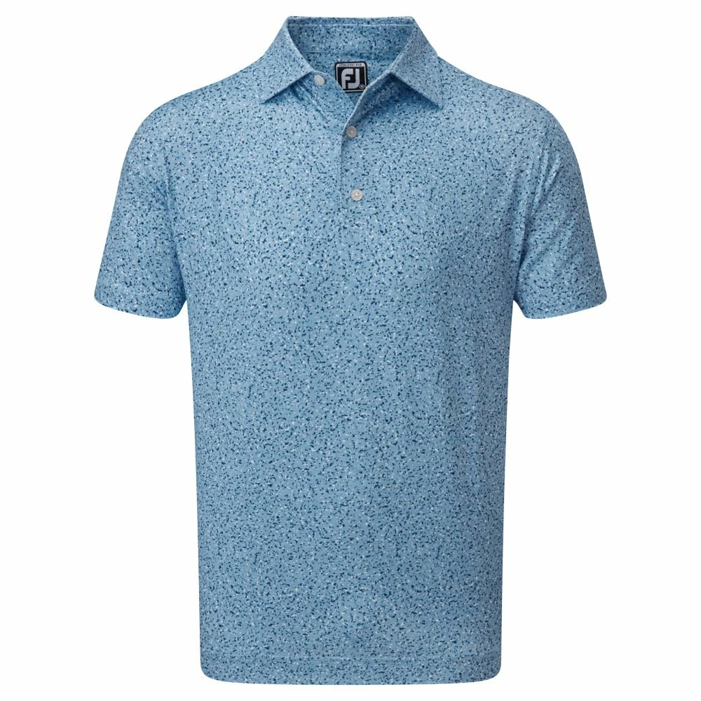 Footjoy Granite Print Lisle Golf Shirt 88417 1 Footjoy Granite Print Lisle Golf Shirt 88417
