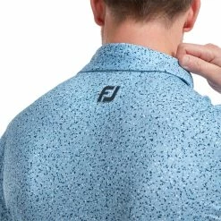 Footjoy Granite Print Lisle Golf Shirt 88417 5 Footjoy Granite Print Lisle Golf Shirt 88417 -Mid Layers Store Sale Footjoy Granite Print Lisle Golf Shirt 2