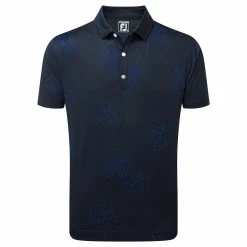 Footjoy Jungle Leaf Print Golf Polo Shirt 88786