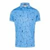 J.Lindeberg J. Lindeberg Tour Tech Print Golf Polo Shirt GMJT03921