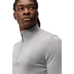 J.Lindeberg Kian 2.0 Tour Merino 1/2 Zip Golf Sweater GMKW06357 -Mid Layers Store Sale GMKW06357 9363 006 Web 150dpi PhotoRoom