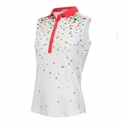 Green Lamb Ladies Enid Sleeveless Golf Polo Shirt SG21866