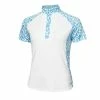 Green Lamb Ladies Katie Printed Golf Polo Shirt SG22919