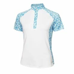 Green Lamb Ladies Katie Printed Golf Polo Shirt SG22919