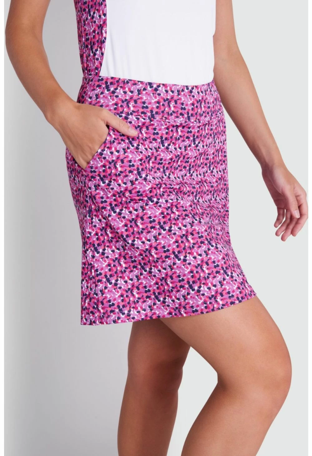 Green Lamb Molly Printed Flared Golf Skort SG21883 5 Green Lamb Molly Printed Flared Golf Skort SG21883 - Image 5