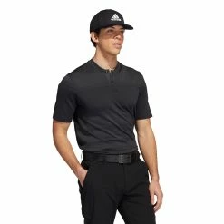 Adidas Statement Seamless Primeknit Golf Polo Shirt H61758 -Mid Layers Store Sale H61758 7 APPAREL OnModel WalkingView white