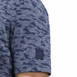 Adidas Go-To Camo Golf Polo Shirt HM7394 -Mid Layers Store Sale HM7394 7 APPAREL OnModel DetailView1 white