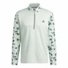 Adidas Splatter Print 1/4-Zip Golf Mid Layer HN7174