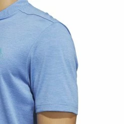 Adidas Primegreen Texture Stripe Golf Polo Shirt HR9071 -Mid Layers Store Sale HR9071 7 APPAREL OnModel DetailView1 white