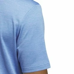 Adidas Primegreen Texture Stripe Golf Polo Shirt HR9071 -Mid Layers Store Sale HR9071 8 APPAREL OnModel DetailView2 white