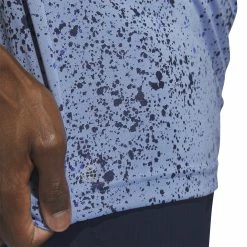 Adidas Jacquard Golf Polo Shirt HS1116 9 Adidas Jacquard Golf Polo Shirt HS1116 -Mid Layers Store Sale HS1116 8 APPAREL OnModel DetailView2 white