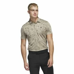 Adidas Jacquard Golf Polo Shirt HS1118 7 Adidas Jacquard Golf Polo Shirt HS1118 -Mid Layers Store Sale HS1118 3 APPAREL OnModel StandardView white