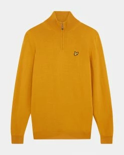 Lyle & Scott Quarter Zip Golf Pullover KN1041G 7 Lyle & Scott Quarter Zip Golf Pullover KN1041G -Mid Layers Store Sale KN1041G A06 5