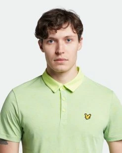 Lyle & Scott Jacquard Golf Polo Shirt SP1562G -Mid Layers Store Sale Lyle Scott Jacquard Golf Polo Shirt SP1562G 13