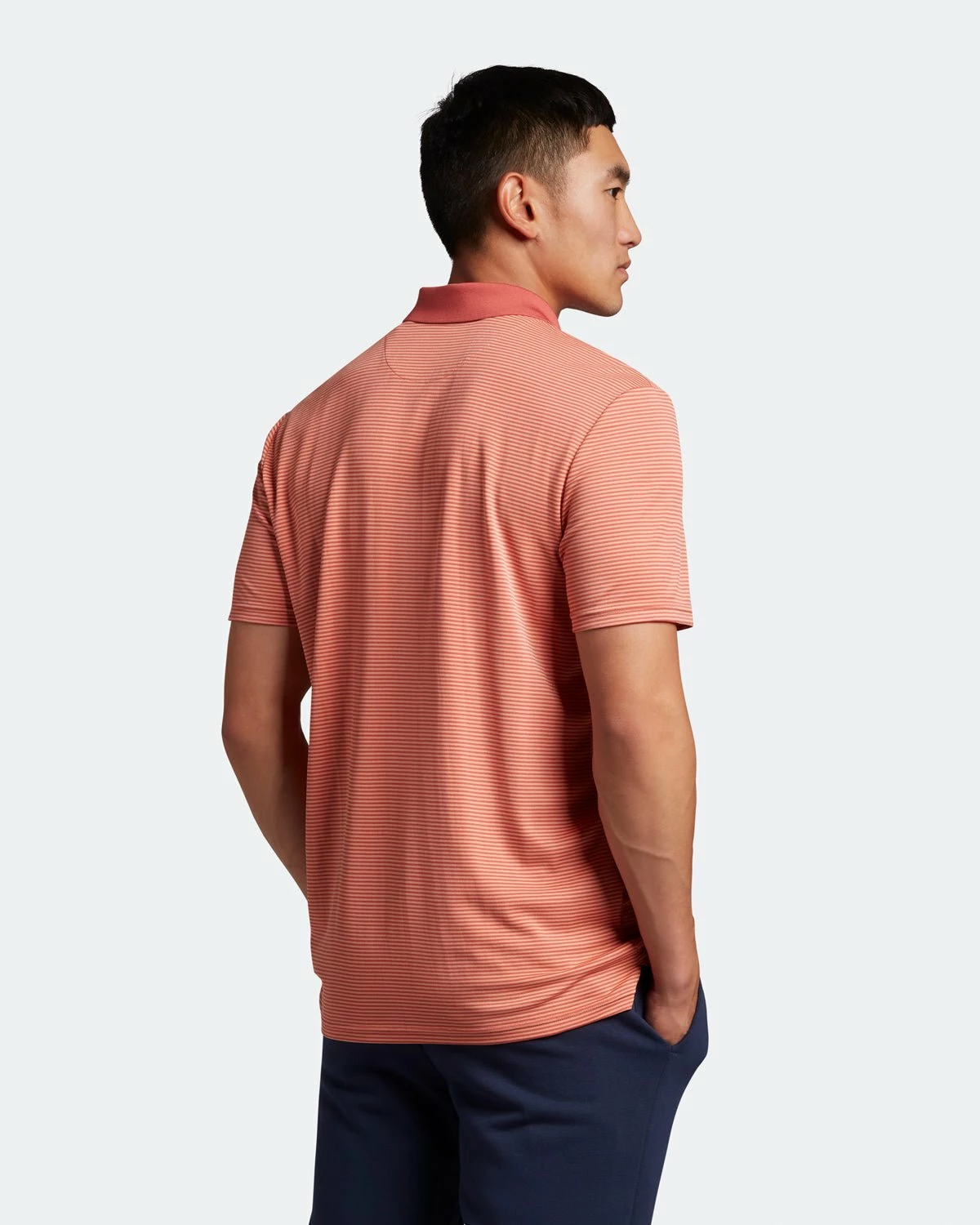 Lyle & Scott Microstripe Golf Polo Shirt SP1464GC 2 Lyle & Scott Microstripe Golf Polo Shirt SP1464GC - Image 2