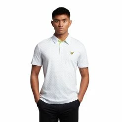 Lyle & Scott Lyle Polka Dot Golf Polo Shirt SP1665G