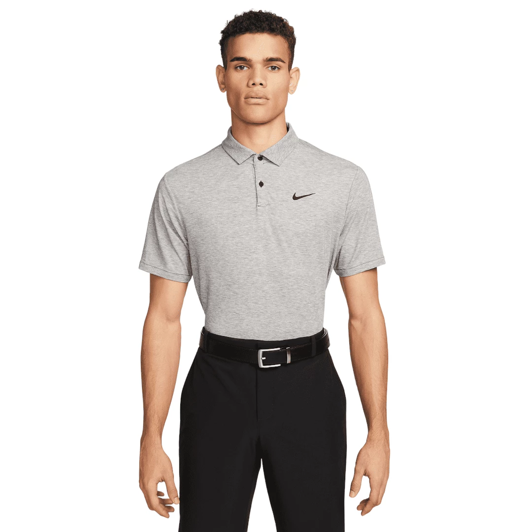 Nike Dri-Fit Tour Heather Golf Shirt DV3123 1 Nike Dri-Fit Tour Heather Golf Shirt DV3123