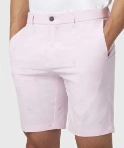 Original Penguin All-Over Embroidered Golf Shorts OGBSB083 -Mid Layers Store Sale Original Penguin All Over Embroidered Golf Shorts OGBSB083 4
