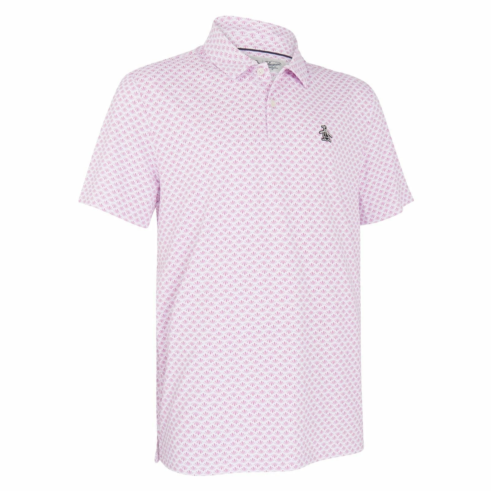 Original Penguin Geo Print Golf Polo Shirt OGKSC030 1 Original Penguin Geo Print Golf Polo Shirt OGKSC030