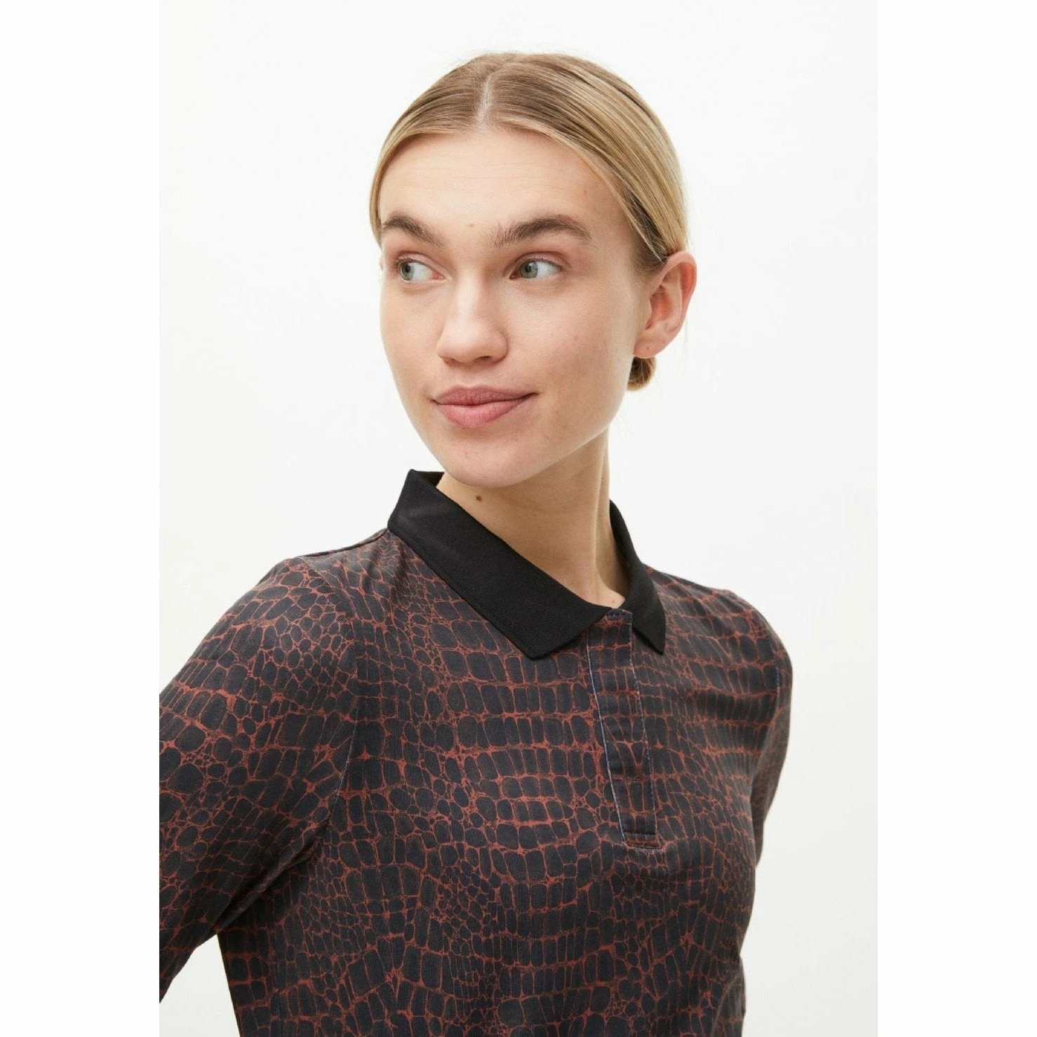 Rohnisch Ladies Sia L/S Golf Polo Shirt 110752 2 Rohnisch Ladies Sia L/S Golf Polo Shirt 110752 - Image 2