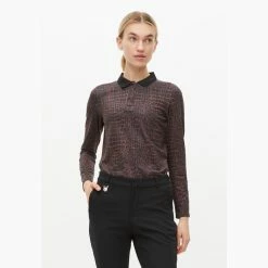 Rohnisch Ladies Sia L/S Golf Polo Shirt 110752 6 Rohnisch Ladies Sia L/S Golf Polo Shirt 110752 -Mid Layers Store Sale Rohnisch Ladies Sia L S Golf Polo Shirt 110752 3